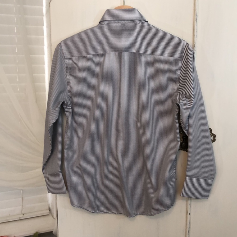 Boys Striped dress shirt Sz 12 - Picture 4 of 4